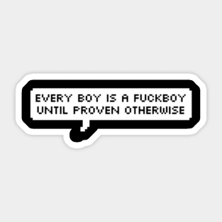 fuckboys Sticker